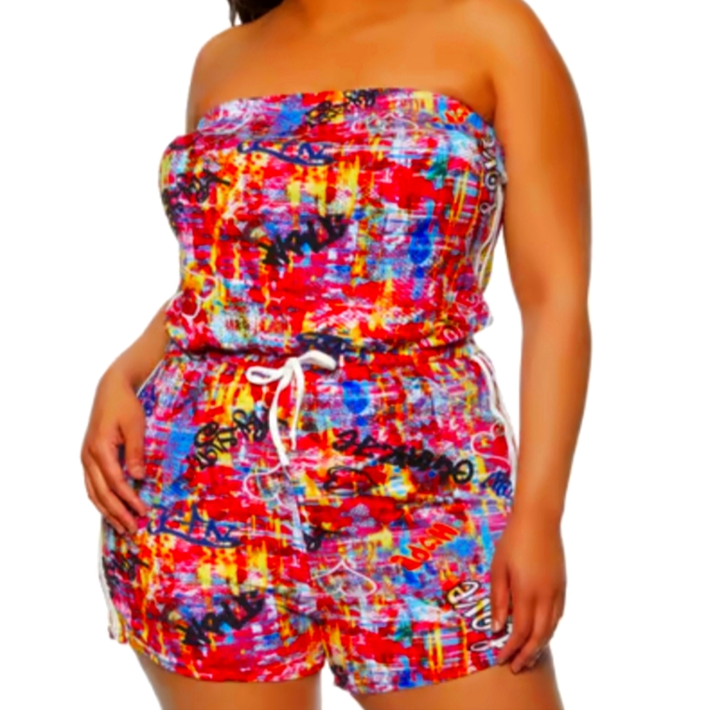 Women's plus size romper